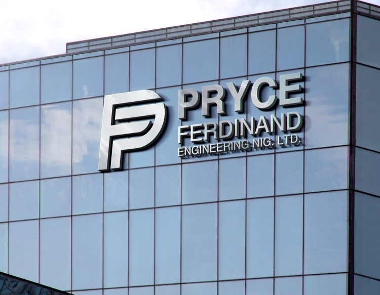 Outdoor office signage design