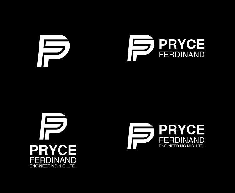 White and black adaptability of the brand identity