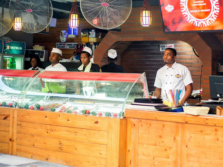 Marketing collateral design and printing by Simtech for Temple Grill - Warri, Nigeria
